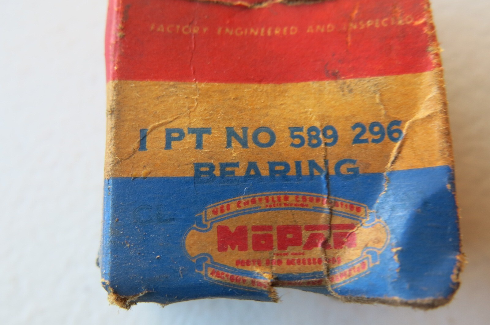 Vintage Mopar 589296 Steering Gear Shaft Bearing fits 1948-1951 