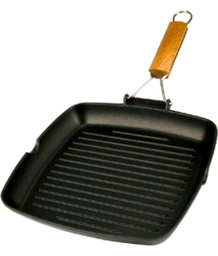 Piastra Grill Risolì 36x26 Alluminio Pressofuso Antiaderente Professionale