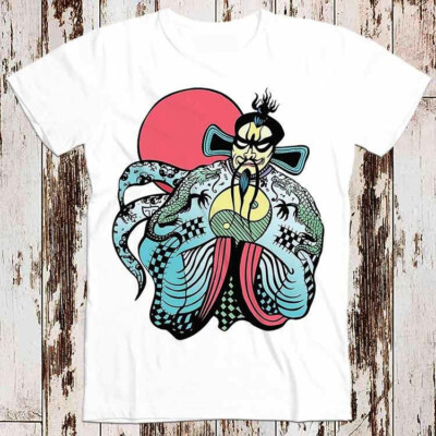 Fu Manchu Evil Villain Printed Big Trouble in Little China Tee Top Vintage 8335
