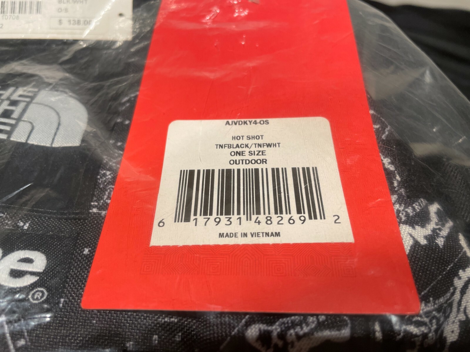 EXTREMELY RARE DS SS12 SUPREME x THE NORTH FACE HOTSHOT OG BACKPACK TNF BLACK 23 image 4