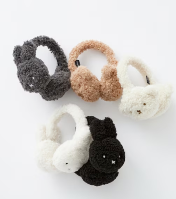 Miffy Warm Ear Muff OPAQUE.CLIP Dick Bruna Collaboration Black