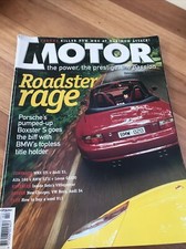 MOTOR Car magazine FEB 2000 WRX S3 166 523i GS300 BORA S4 911 Z4 CHARGER DODGE