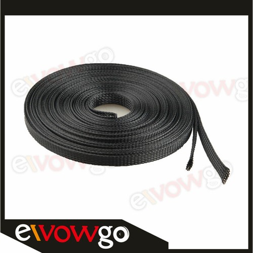 13mm Expandable Wire Cable Sleeving Sheathing Braided Loom Tubing 15m Length - Photo 1/2