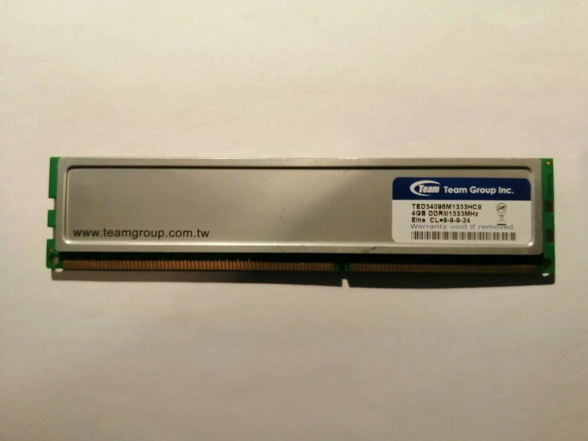 Ddr3 4gb Ram Team Elite Ddr3 Team Elite 4gb 1x4 Memory 1600mhz