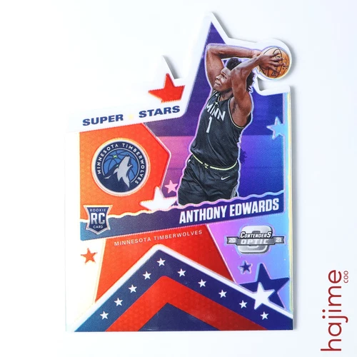 2020-21 Panini Contenders Optic Anthony Edwards Super Star Die-Cut #7 Rookie RC