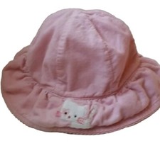 Girls Gymboree Hat Size 6-12 Months Nice Kitty Pink Corduroy Vintage Fall Baby