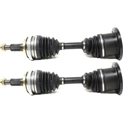 Pair CV Half Shaft Axle Set of 2 Front Driver & Passenger Side for Chevy K2500