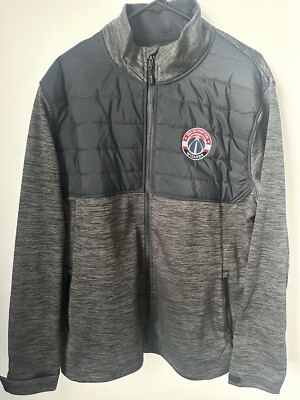 NBA Washington Wizards Levelwear Logo Down Jacket Mens Large New STH STM
