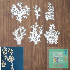 Coral & Seaweed Cutting Die Set - Ocean Underwater Aquarium