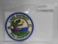 LAKE DISTRICT FALL CAMPOREE 1971 F11777 