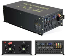 Pure Sine Wave Inverter 8000W 48VDC to 110/120VAC Solar Power Inveter Home