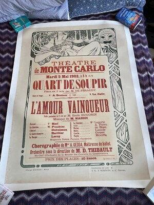 Alphonse Mucha Vintage Art Nouveau Poster