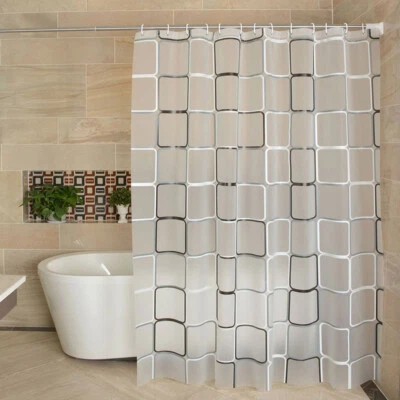 ACCESSOTECH Modern Shower Curtain Starfish Partition Waterproof Mildew PEVA Bathroom Curtain