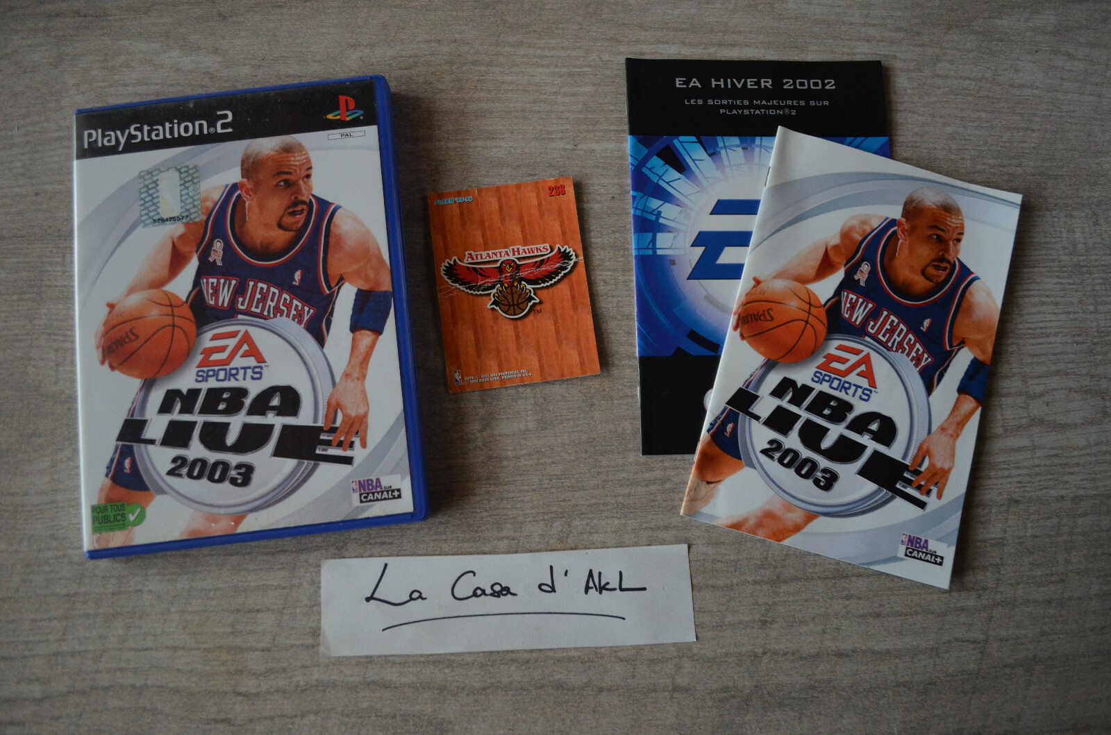 NBA Live 2003 complet sur Playstation 2 PS2 FR TBE 