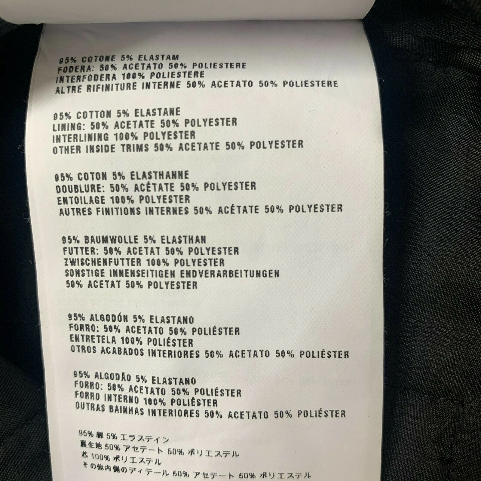 MIU MIU Pantalone Abito Donna Taglia 42 (33x25) Piatto Nero Cotone Elasticizzato Capri