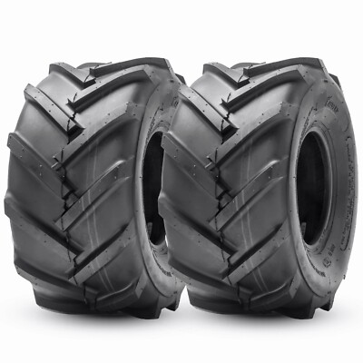 SET 2 LAWN MOWER TIRES 24x12-12/20x10-8/18x9.5-8 HEAVY DUTY 4PLY 3 SIZES CHOOSE