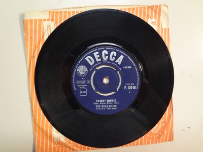 BEAT- CHICS: Skinny Minnie- Now I Know-U.K. 7'' 64 Decca Record Co. LTD. F.12016 