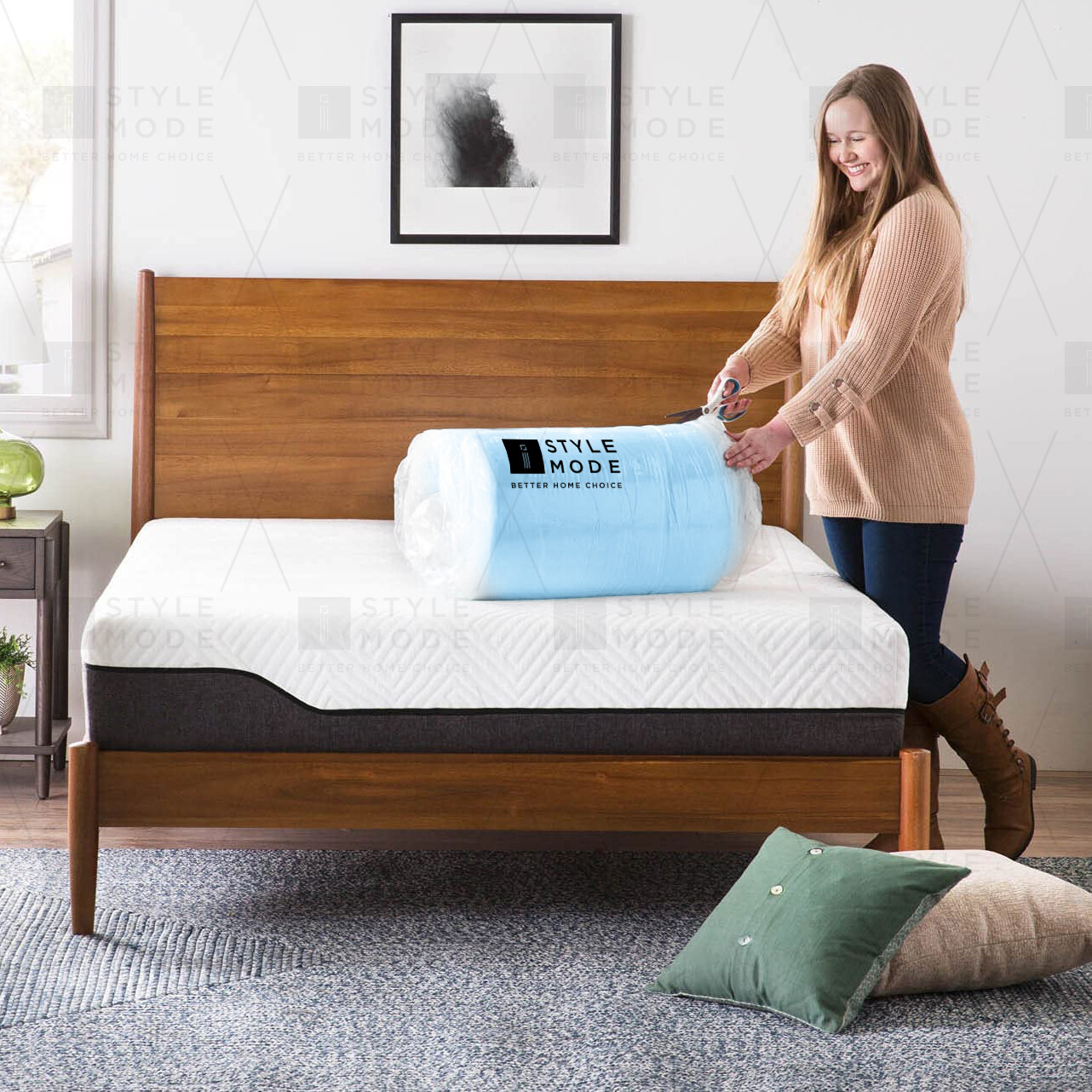 Orthopaedic Foam Mattress Topper, Cool Blue Memory Foam Topper All