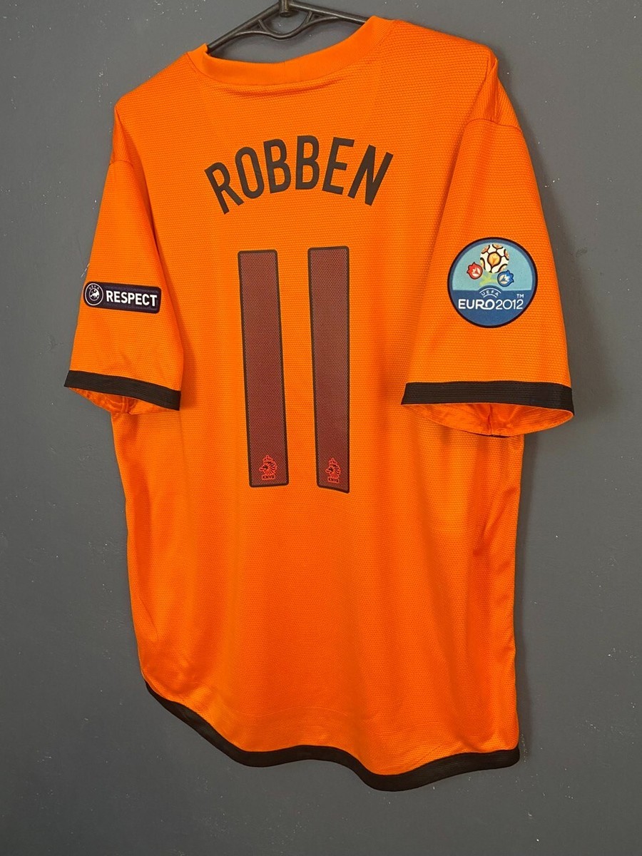 応援グッズ Netherlands No.11 ROBBEN 2012/13 Netherlands Home Jersey #11 Robben XL Nike Holland