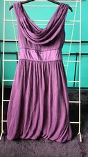 Spotlight By Warehouse ladies mauve evening dress size 10