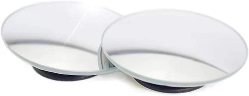 2x Blind Side Spot Mirror Rear View Towing Car Van Motorcycle Adjust Wide Angle - Picture 5 of 7