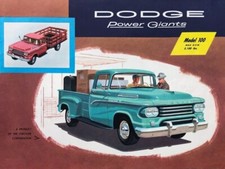 1958 Dodge D100 Pickup Truck - Power Giant Metal Sign 12x16 Free Shipping
