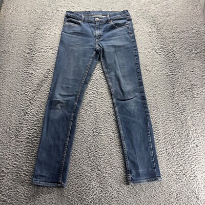 Cheap Monday Jeans mens 30x31 Blue Dark Wash Cotton Stretch