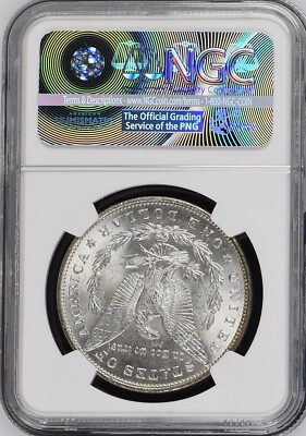 1887 Morgan Silver $1 NGC MS 65 BX5-8 BB | eBay