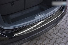 Ladekantenschutz Edelstahl Schwarz für Seat Alhambra 2 7N ab 2010