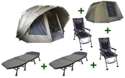 Fort Knox 3,5 2.0 Man Shelter + Winterskin + 2 Bedchairs + 2 Carpchairs