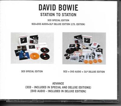 DAVID BOWIE STATION TO STATION CDR ADVANCE!! Bowie Collectors Only | eBay