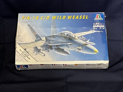 F/A-18 C/D Wild Weasel 1/72 Scale Italeri Model Airplane Kit