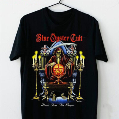 Blue Oyster Cult Band Shirt Black Short Sleeve Unisex All Size S-234XL
