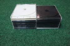 CD DVD Jewel Cases Lot of 15 Assorted Black  White Single Disc