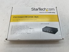 StarTech.com 4 Port Compact USB 2.0 Hub Black ST4202USB - Free Shipping