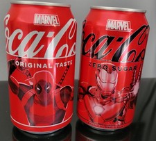 COCA-COLA DEADPOOL IRON MAN CAN LOT