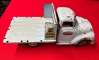 New ListingTonka Farms Vintage 1959-1960 Light Blue Pressed Steel Stake Bed Truck