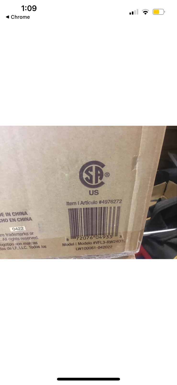 Allen + Roth 30000-BTU Natural Gas or Propane Log Set Rustic Oak Vent Free New