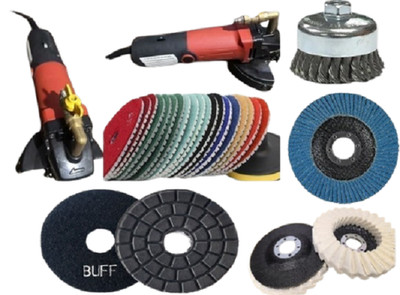 Professional Stone Fabricator Wet Polisher Kit Countertop Restoration Tool