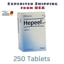 HEEL Hepeel Liver & Hepatic Dysfunction Support – 250 Tablets – Ships from USA