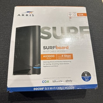 ARRIS G34 3.1 Gigabit 4 Ports Surfboard Cable Modem