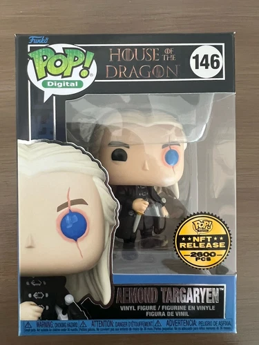 Aemond Targaryen #146 House of Dragon Digital Exclusive Funko Pop LE 2,600
