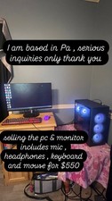Name Brand 24in Monitor Desktop Computer PC LCD Grade A - Lot s available