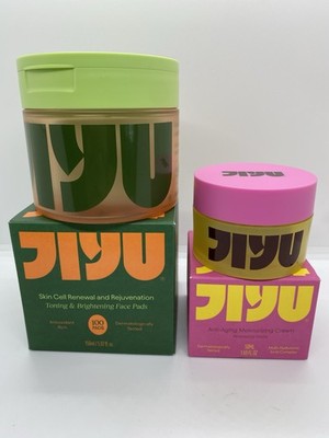 JIYU Skin Cell Renewal & Rejuvenation & Anti-aging Moisturizing Cream & 100 Pads