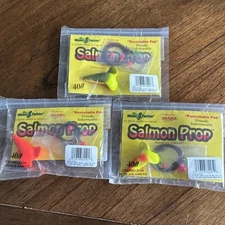 Lot of 3 Mister Twister Salmon Prop Topwater Lures - New Vintage! USA Made!