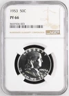 1953 Proof Franklin Half Dollar NGC PF-66