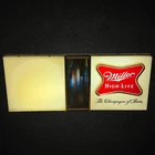 Vintage MILLER HIGH LIFE Beer Lighted Disco Sign NO CLOCK Menu Display Bar