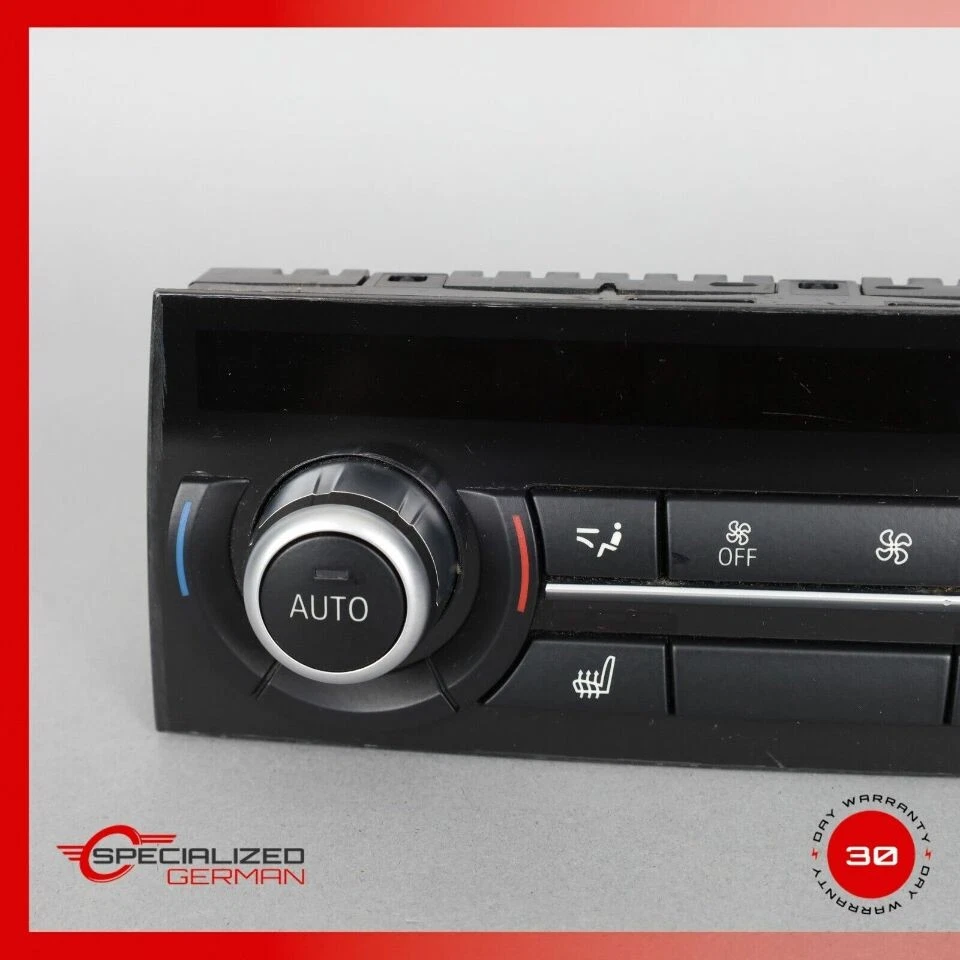 2011-2016 BMW 528i 535i 550i M5 740i 750i Rear Climate Control Panel OEM Used - Image 2 of 4