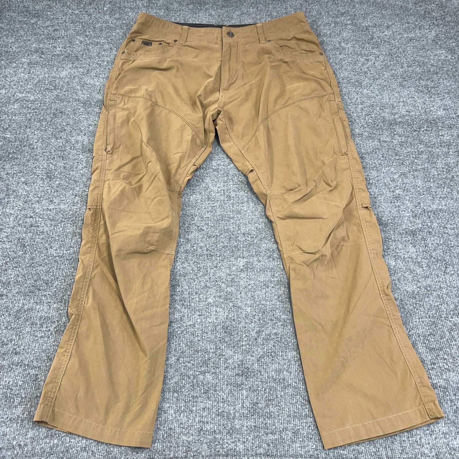 Kuhl Pants Mens 36x30 Brown Konfidant Air Hiking Cargo Lightweight Outdoor