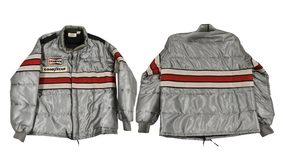 Chaqueta de carreras Goodyear de Bobby Our Owned + abrigo de carrera personal Indy 500 certificado de autenticidad adicional Foto 4 de 4